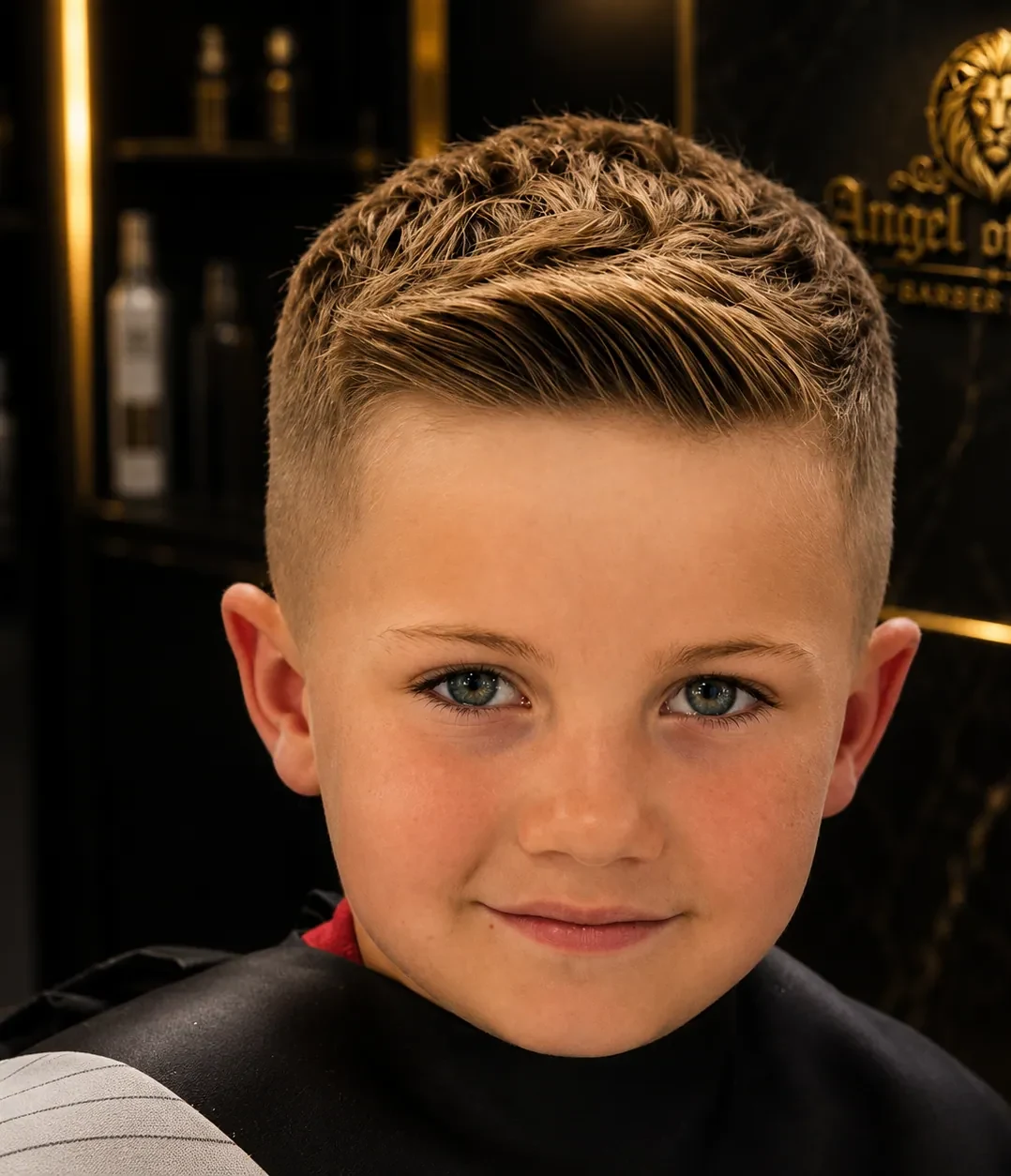 Corte de niño con degradado